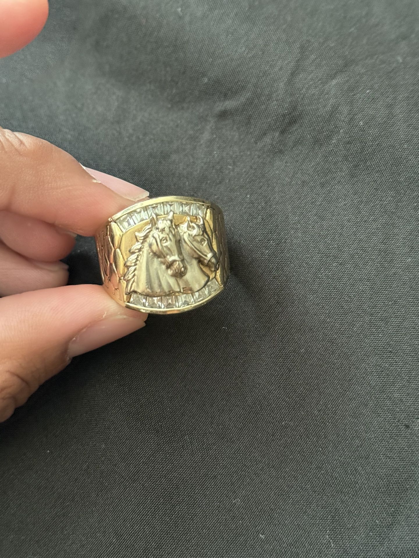 14K Horse Ring