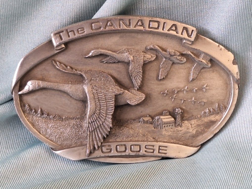 1985 Bergamot Brass Works Canadian Geese Canada Geese Migrating