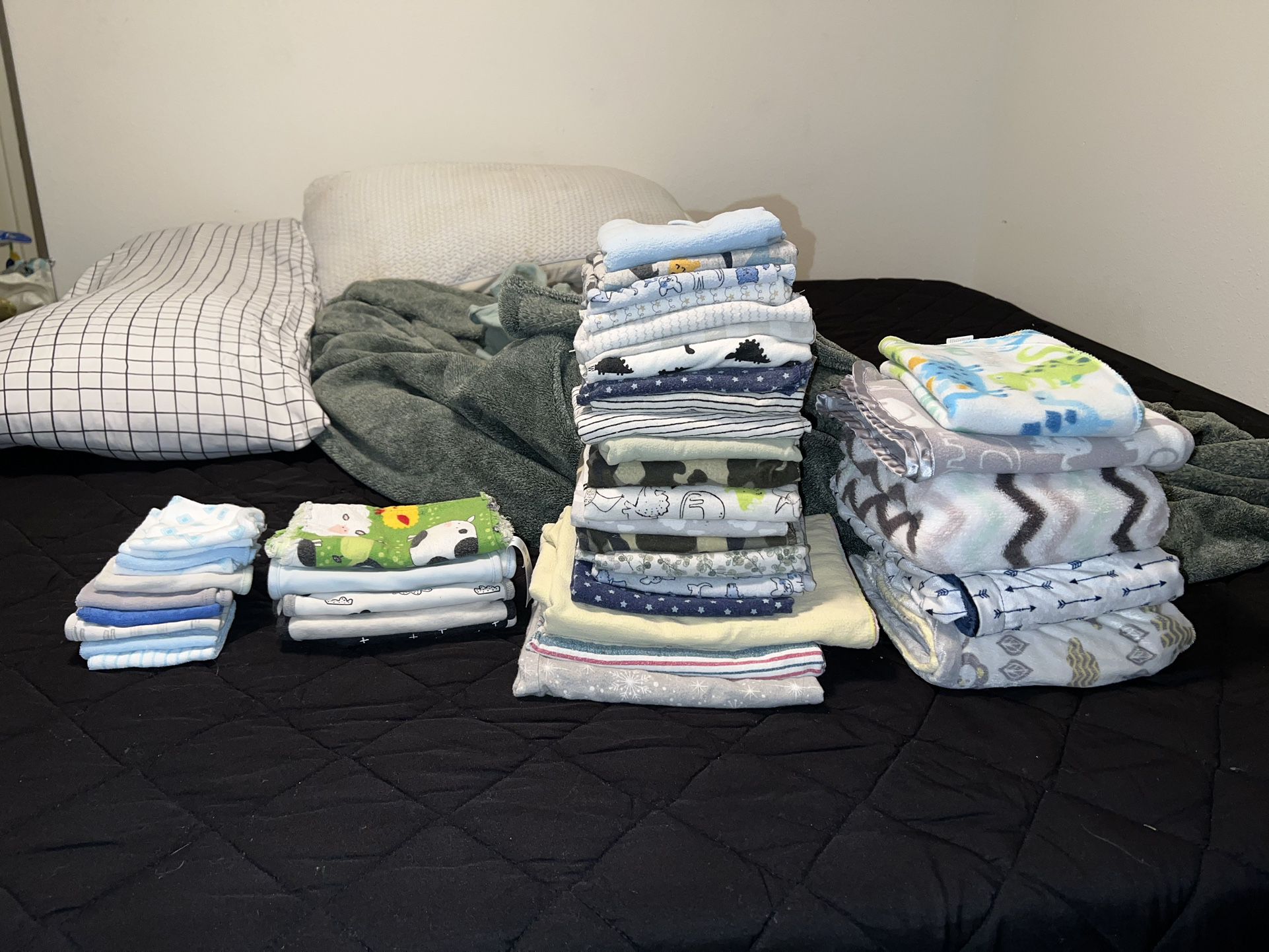 washcloth’s, receiving blankets, burp cloths, baby blankets, 
