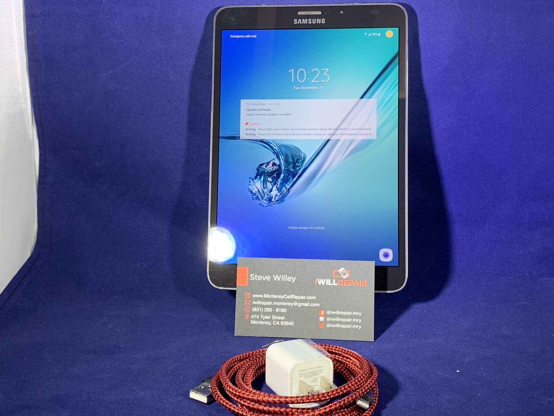 Samsung S2 Tablet 8” 32GB $150