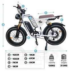 Monorim NO.9 Electric Bike for Adults, 55KM/h Max Speed