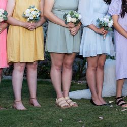 Pastel Bridesmaid's Bouquets