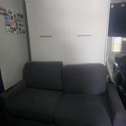 Full-size Murphy Bed With Couch