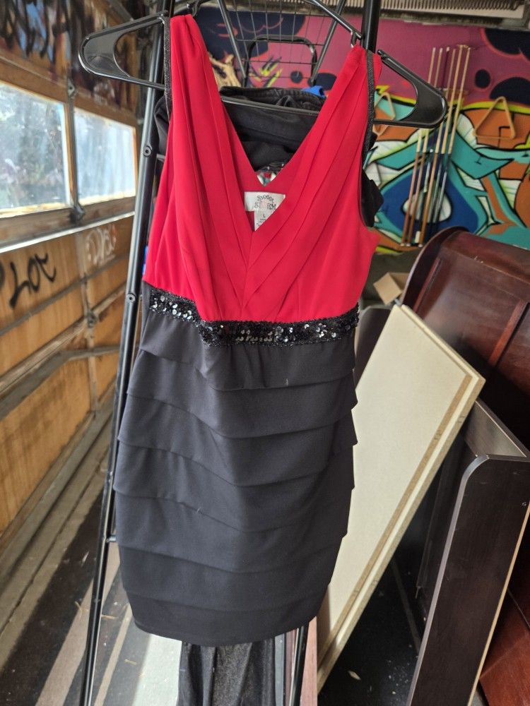 Red And Black Dress