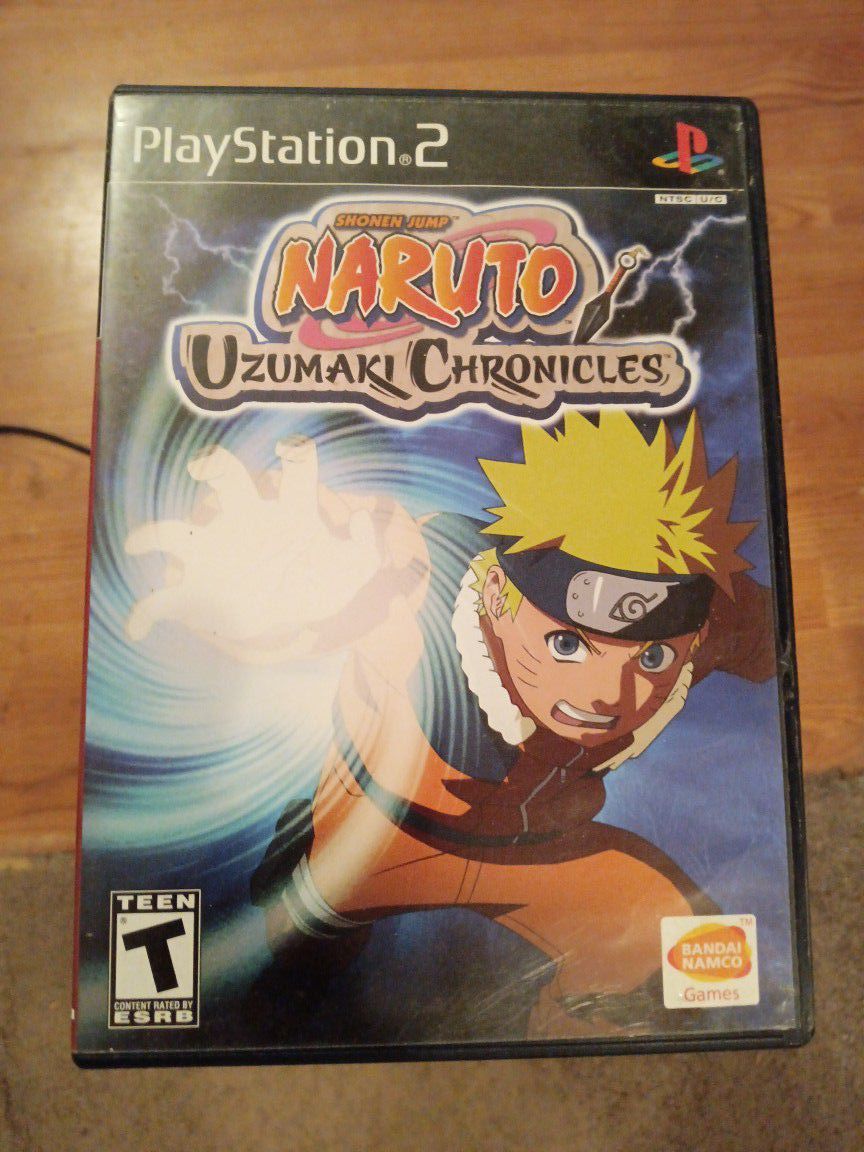NARUTO UZUMAKI CHRONICLES{PS2}video gaming disc