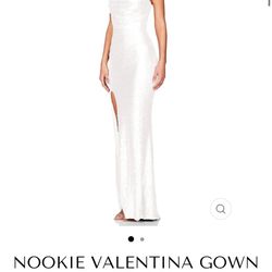 Nookie White Sequin Prom Dress!