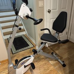 Stamina Recumbent Exercise Bike with Upper Body Exerciser