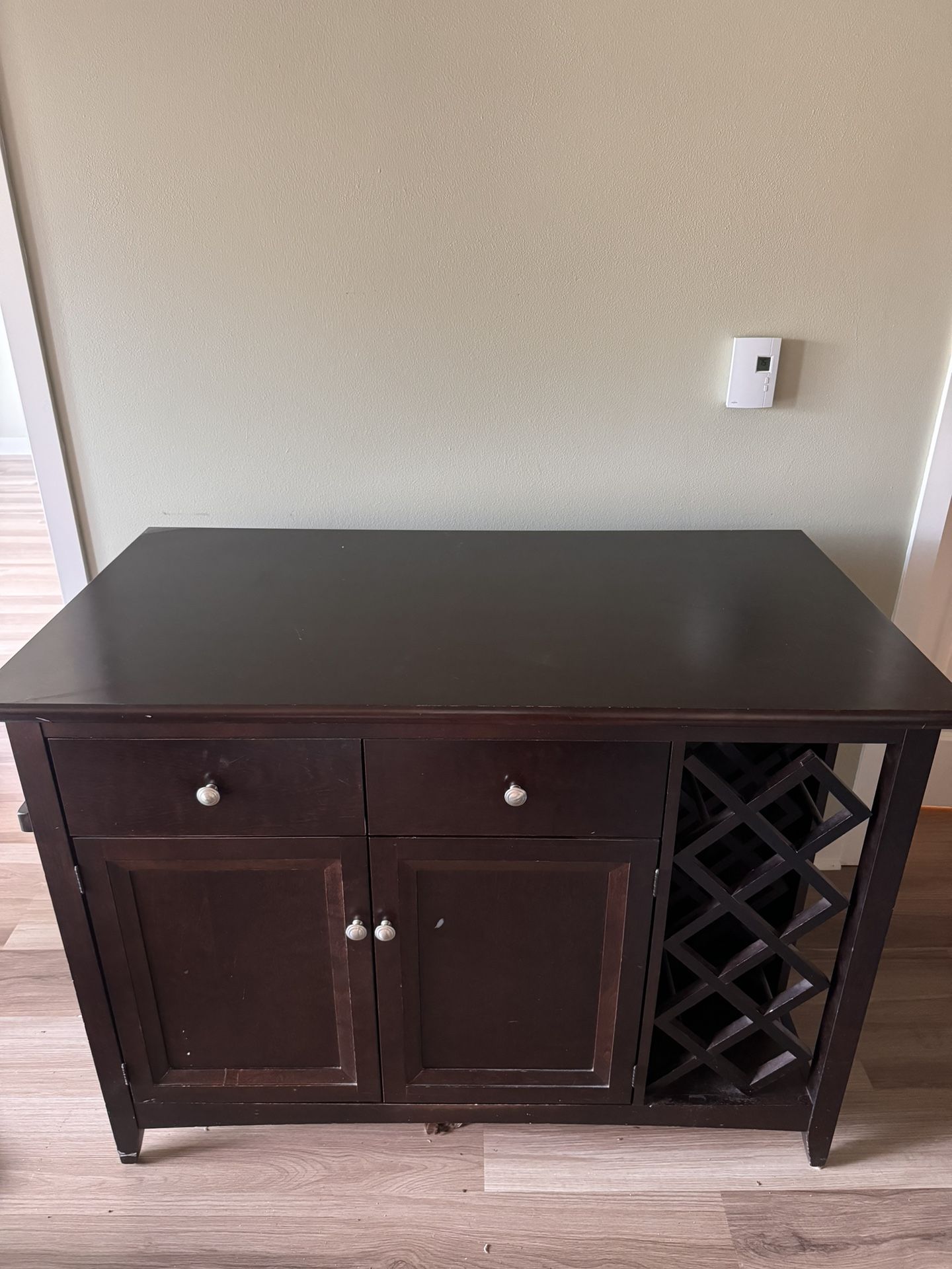 Super Sturdy Hutch/Island/Wine cabinet with lots of storage. Check description for dimensions