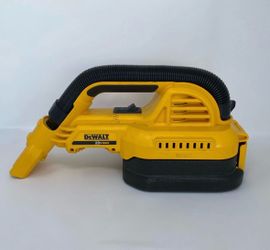 DEWALT 20V MAX 1/2-Gal Wet/Dry Hand Vacuum DCV517B Yellow Bare Tool