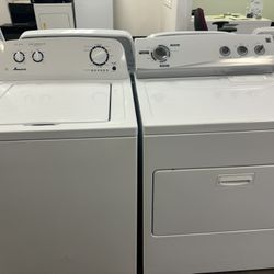 Amana Washer And Kenmore Electric Dryer Set 