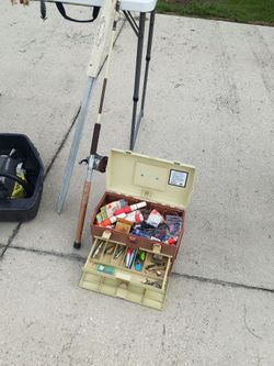 Rod and reel tackle box