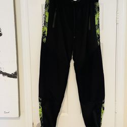 Men’s Dyzana v2 Paintball Joggers Pants Black/Green Size XXL