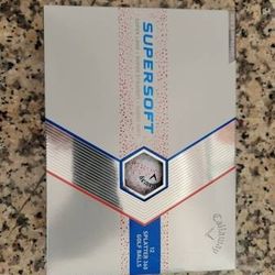 New dozen callaway super soft golf balls
