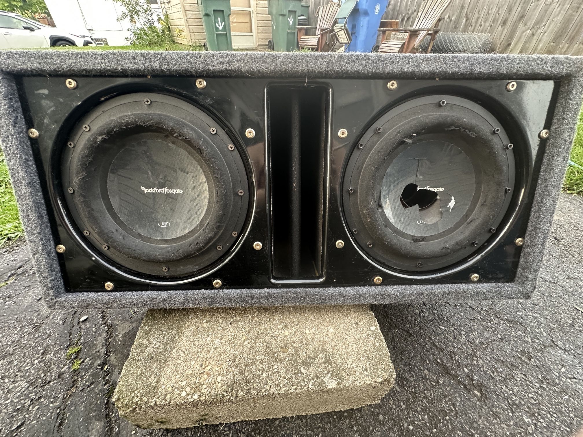 Rockford Fosgate Subwoofer & Kenwood Amp