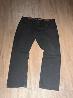 Black rock revival jeans