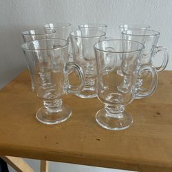 8 Irish Coffee Cups