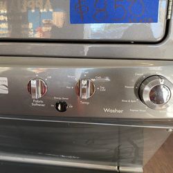 Kenmore Stainless Steel Stackable Washer And Dryer 2018 27" 
