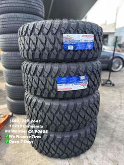35x12.50R20 LT Atlander Mud Terrain New Set of Tires Installed and Balanced Set de Llantas Nuevas Instaladas y Balanceadas