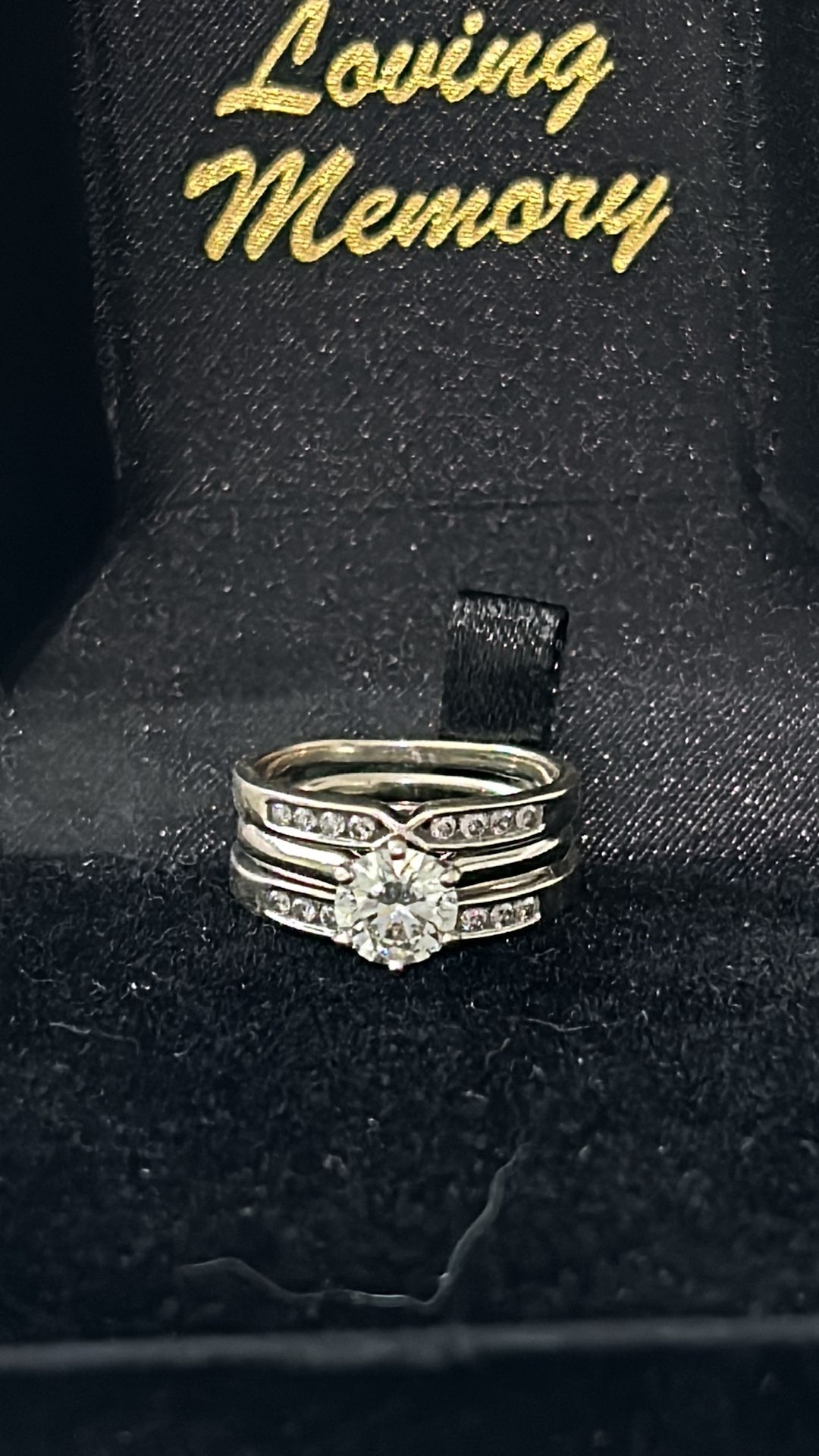 Natural Diamond Wedding Set