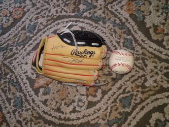 SIGNED BASEBALL GLOVE