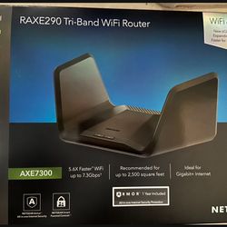NEW Netgear Nighthawk RAXE290 WiFi 6E Router – Tri-Band, 7.3Gbps Speed!