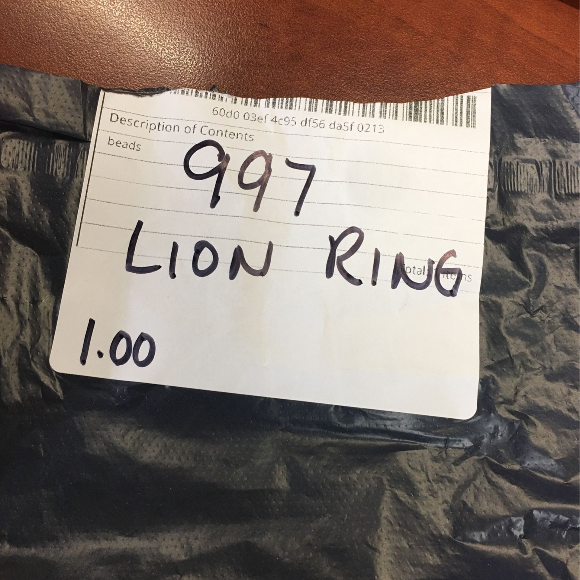 Ring Unclaimed Internet Purchase #997