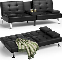 Sillón Negro De Piel 