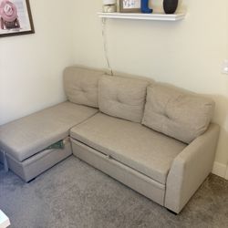 Barrientez 85'' Upholstered Sleeper Sofa