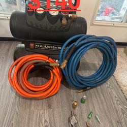 Husky Air Compressor + Hoses & Fittings Bundle - $140 (Firm)