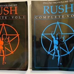 Rush Sheet Music Books — Volume 1 & 2