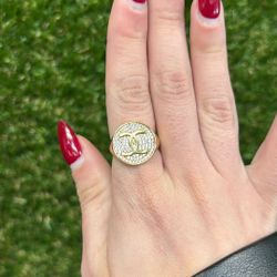 14kt Cc Ring 