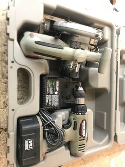 Tool set circular saw drill porter cable battery not working