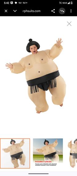 Kids Inflatable Sumo Wrestler Costume