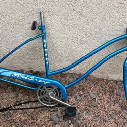 Made In USA 1980s Murray Beautiful Blue Bike Frame 