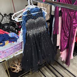Girls Black Dress Size 6