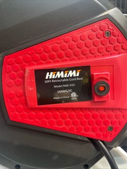 HIMIMI 50ft Retractable Extension Cord Reel