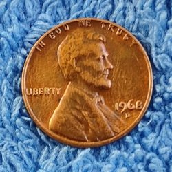 1968 D Penny 