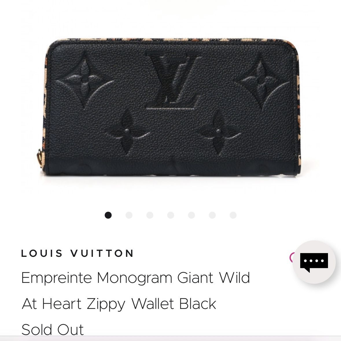 NEW: Louis Vuitton Wallet | Louis Vuitton Zippy Wallet - Empreinte Monogram Giant Wild At Heart Zippy Wallet Black