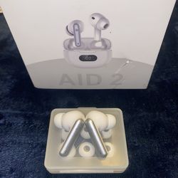 Bluetooth Hearing Aid set (AID 2) w/ Charging Case