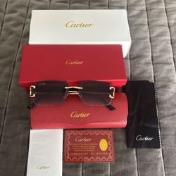 Cartier Sunglasses, $60 Each- Black And Brown Available