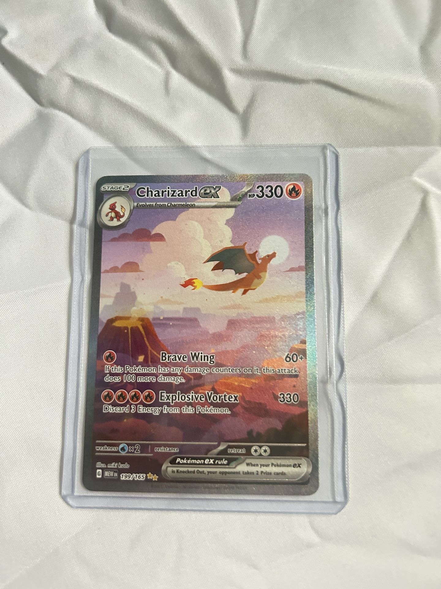 Charizard Ex 199/165 Sir SV 151 En