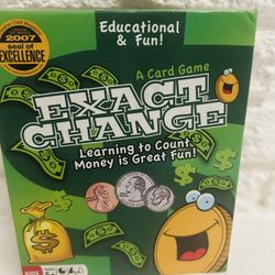 Exact Change Card Game - Educational Money Counting Game for Kids