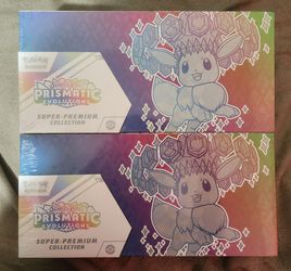 POKEMON Scarlet & Violet Prismatic Evolutions Super-Premium Collection Box