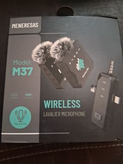 Meneresas M37 Wireless Lavalier Microphone