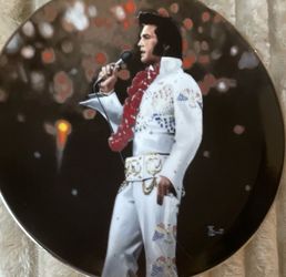 Elvis Presley collector plates