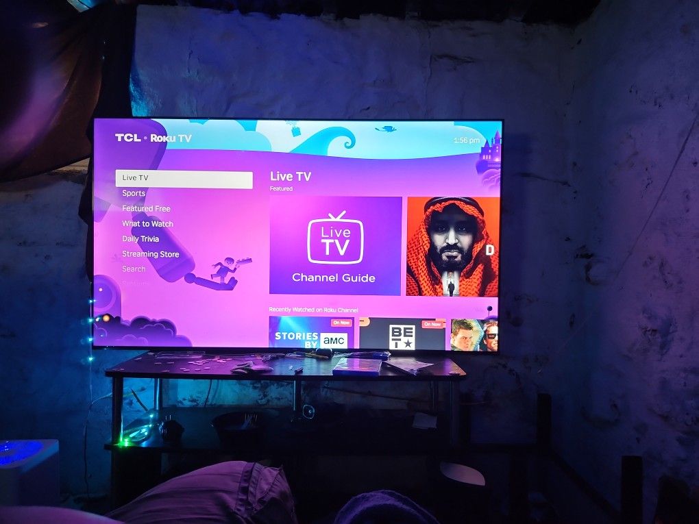 L C T Sixty five inch smart t v