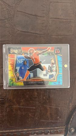 Ja'Marr Chase Panini Select Football Card Tie Dye /25