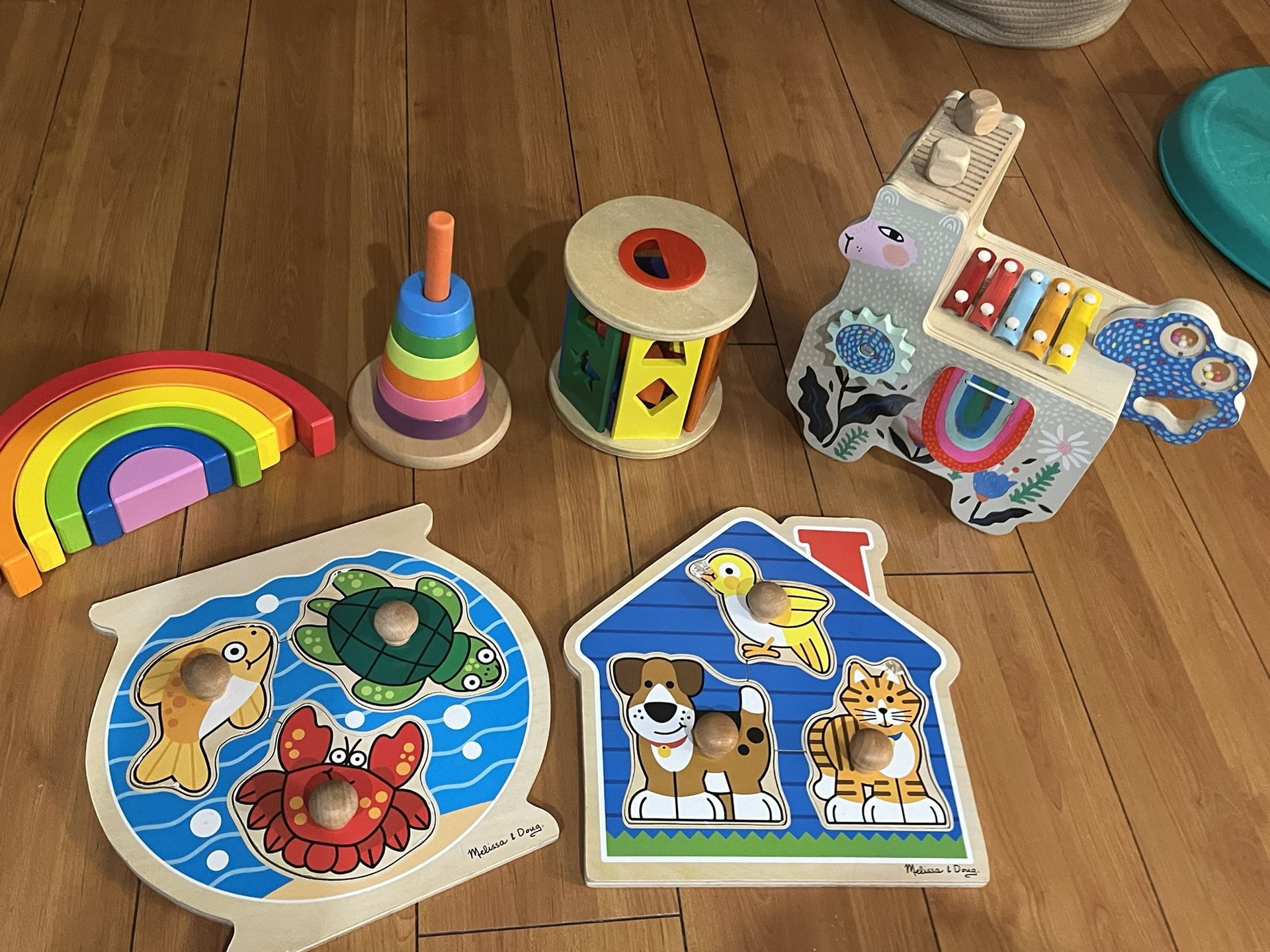 Woden Toy Baby And Toddler Bundle Melissa And Doug