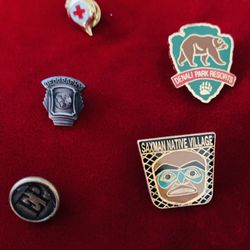 Five Vintage Pins  Price Reduced  @ $3 Each 