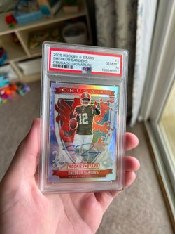 2025 Shedeur Sanders Crusade Signature 79/99 PSA 10 color match #2
